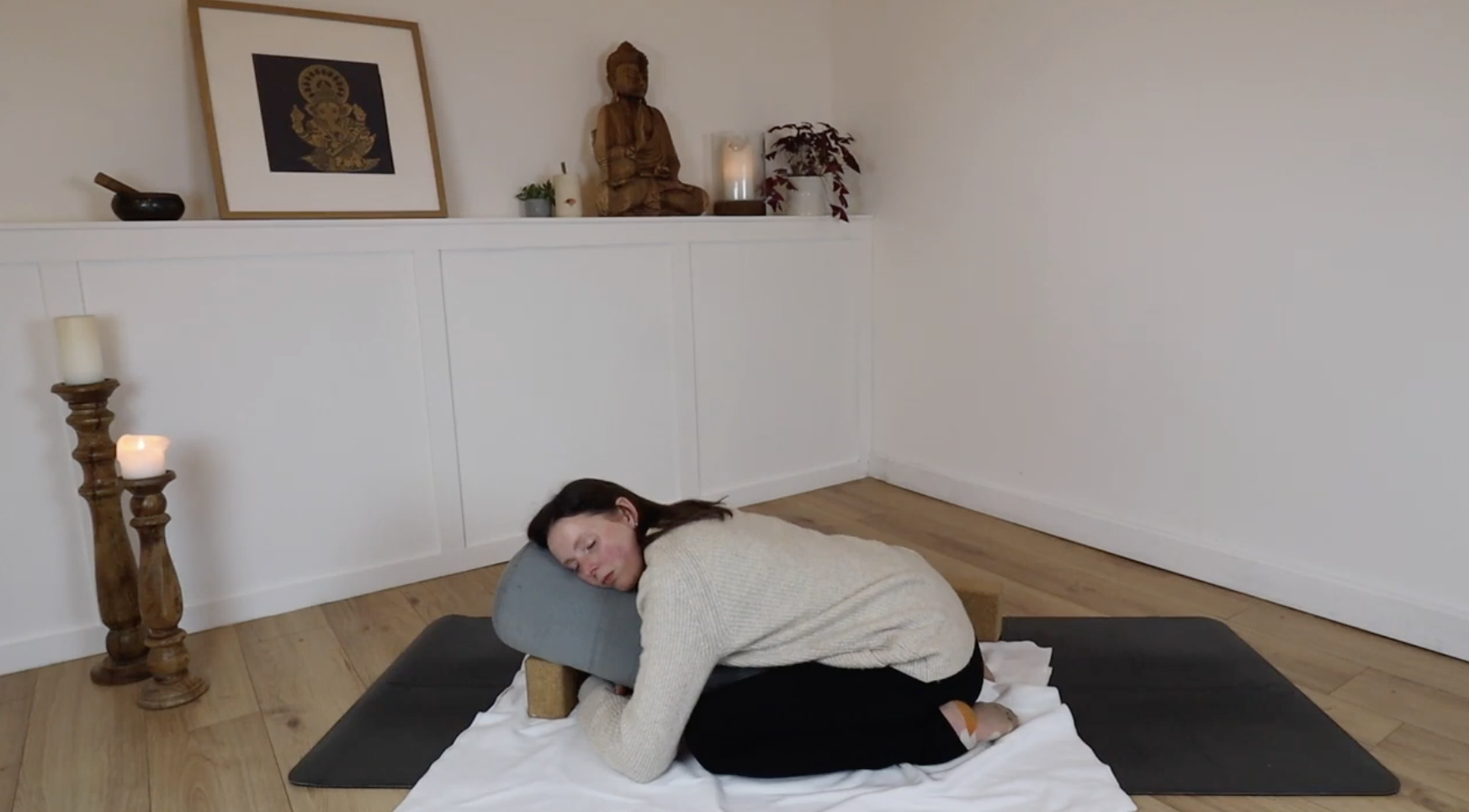 Guilt Free Rest - Woman Reclining Peacefully