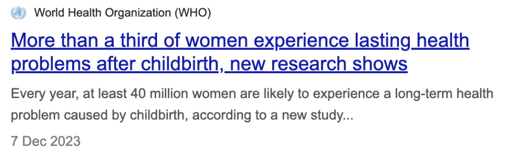 women's health